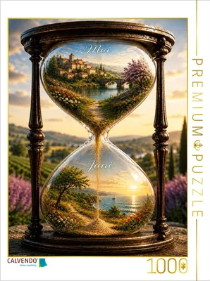 Produktbild von CALVENDO Puzzle Die Stille der See | 1000 Teile Lege-Größe 64x48cm Foto-Puzzle für glückliche Stunden