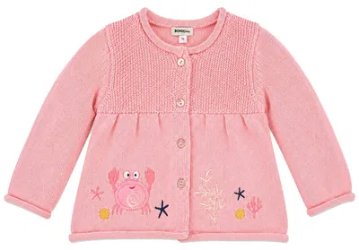 Produktbild von BONDI Baby Mädchen Strickjacke "Marine Life" 86693 | Candy Rosa Größe: 68