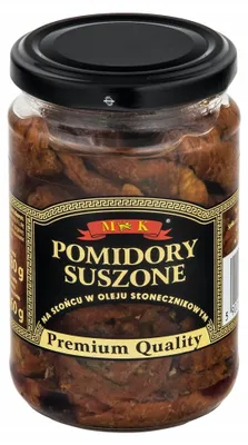 Zdjęcie produktu dla Pomidory suszone na słońcu w oleju słonecznikowym MK 280 g