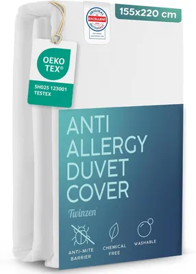 Obrázok produktu pre Paplón proti roztočom 155x220 cm, so zipsom, pre alergikov