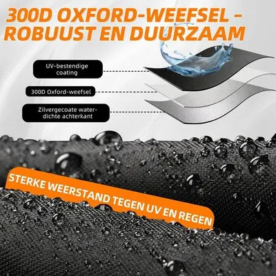 Productafbeelding van Waterdichte Bakfietshoes, 300D Oxford, 235-285 cm, Enkelspoor