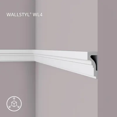 Produktbild von NMC WL4 WALLSTYL Wand- und Friesleiste Zierleiste Eckleiste Stuckleiste 2 m