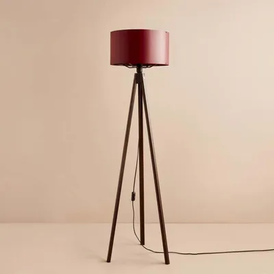 Immagine prodotto di Opviq, AYD-3455, lampada da terra, rosso, tessuto, 21 x 21 x 140 cm