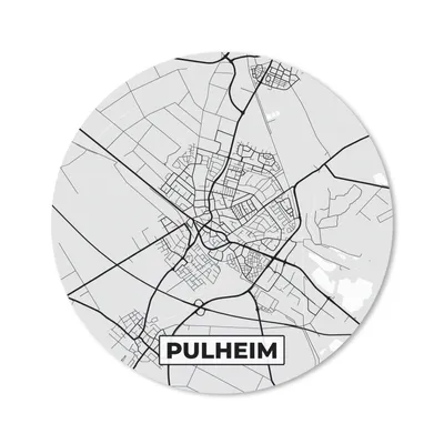 Produktbild von MuchoWow® Mauspad Mousepad Stadtplan - Deutschlandkarte - Pulheim 20x20 cm - Mousepads - Maus Mat - Pad - Mausunterlage - Schreibtischmatte