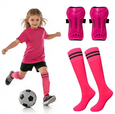 Produktbild von Fußballschienbeinschutz mit Fußballsocken für Kinder