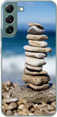 Produktbild von König Design Hülle kompatibel mit Samsung Galaxy S22 Plus 5G Kunststoff Soft Handyhülle - Handy Case Steine