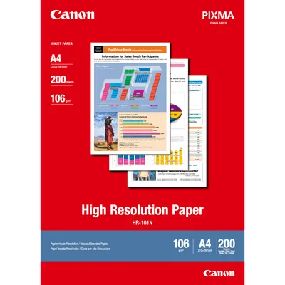 Obrázok produktu pre Canon 1033A001, Atramentová tlač, A4 (210x297 mm), 200 listy, 106 g/m², Biela, 200 listy