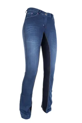 Zdjęcie produktu dla Bryczesy Jodhpur -Summer Denim-, kolor:denim blue/dark blue, rozmiar:38