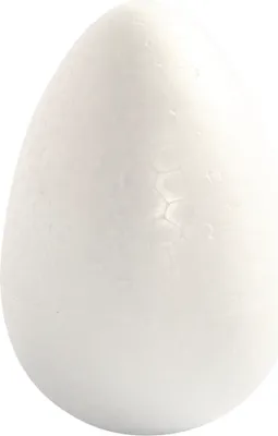 Produktbild von Styropor-Eier, H 12 cm, Weiß, 5 Stk/ 1 Pck [HOB-543231]