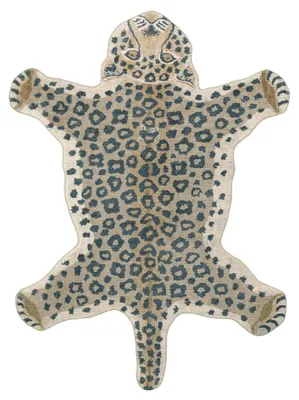 Produktbild von Waschbarer Kinderteppich - Wild Panther Natur