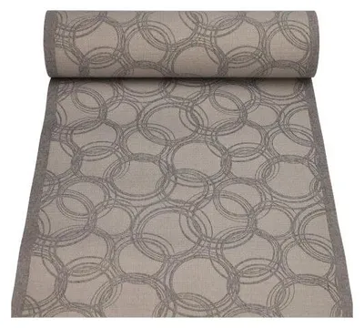 Produktbild von Tischläufer, stoffähnlich, PV-Tissue Mix "ROYAL Collection" 24 m x 40 cm grau "Bubbles"