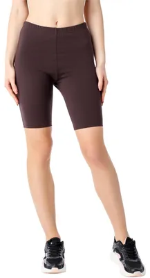 Image de Leggings courts pour femmes Bellivalini en Coton BLV50-185 (marron, 3XL)