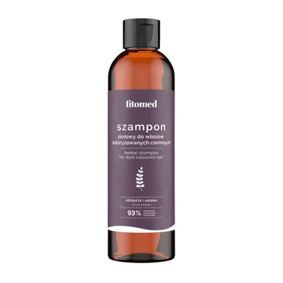 Produktbild von Fitomed Dunkle Haarfarbe Tee & Henna Shampoo, 250ml
