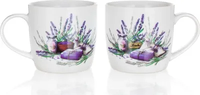 Produktbild von BANKETT-Set Keramik Tassen LAVENDEL 360 ml, 2 St.