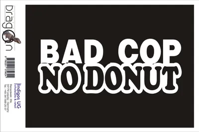 Produktbild von Aufkleber / Autoaufkleber - JDM / Die cut / Auto / OEM - No Donut - 210x80 mm pink - Heckscheibe / Heckscheibenaufkleber