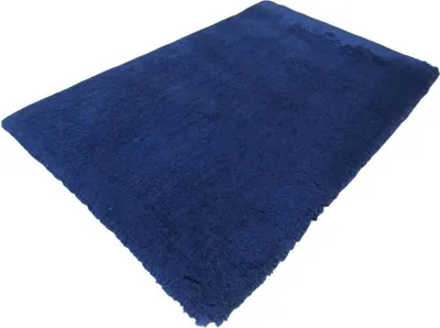Produktbild von Clarissa Badematte Badteppich Badvorleger Duschvorleger Badezimmerteppich 60x90cm Baumwolle Soft Blau