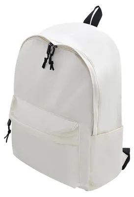Immagine prodotto di Zaino da scuola in tela, unisex, per laptop da 15,6 pollici, colore bianco