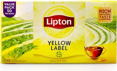 Produktbild von Lipton Yellow Label Schwarztee, 50er Pack