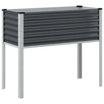 Produktbild von Garten-Pflanzgefäß Anthrazit 100 x 45 x 90 cm Stahl