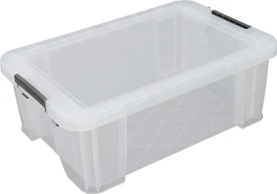 Produktbild von Whitefurze Aufbewahrungsbox - 15 Liter - Transparent - 47 x 30 x 17 cm