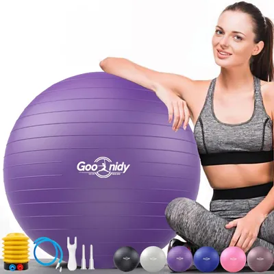 Productafbeelding van Ergonomische gymbal met plaatsbescherming en pomp