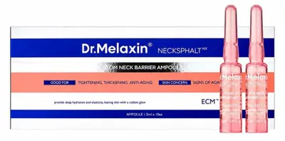 Productafbeelding van Dr. Melaxin Necksphalt ECM Nackenbarriere Ampullen, 10 stuks