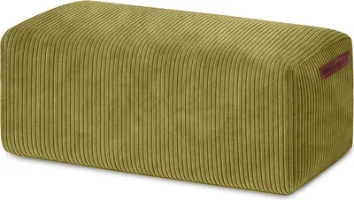 Produktbild von Green Bean® Indoor Sitzhocker Pouf 70x33x28cm EPS-Perlen Füllung & Cordstoff Kuschelig Weich Waschbar - Drinnen Bodenkissen Liegekissen Sitzkissen Sitzhocker Relax-Sessel Kinder Erwachsene Stoff Hellblau