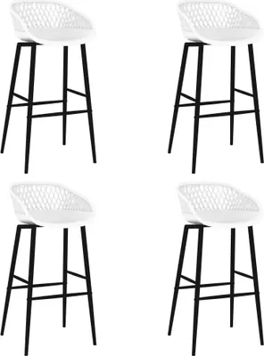 Obrázek produktu pro Barové židle 4 ks bílé