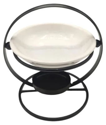 Imagen del producto de Soporte redondo de cerámica y metal.