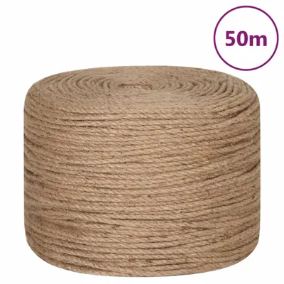 Produktbild von Juteseil 50 m Länge 8 mm Stärke
