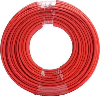 Produktbild von Solarkabel, verzinntes Kupfer, hohe Spannungsfestigkeit, Rot, 10 AWG - 6mm2, 100m