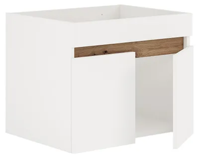 Produktbild von Kondela Waschbeckenunterschrank Choice 60 - weiß / Eiche Artisan