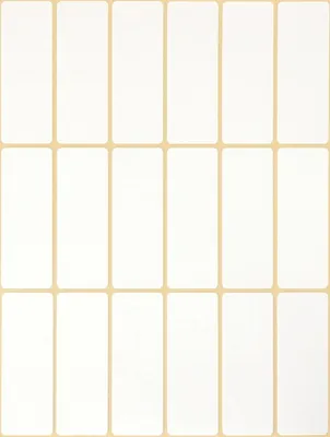 Produktbild von Etiketten 50x19mm VE=5x486 Stück weiß