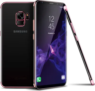 Produktbild von Handy Hülle Schutz Case für Samsung Galaxy S9 Durchsichtig Transparent Rose Pink