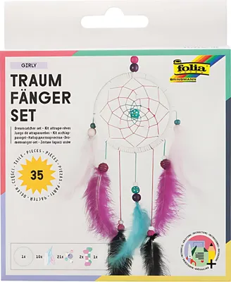 Zdjęcie produktu dla Zestaw Dreamcatcher Girly 35 elementów