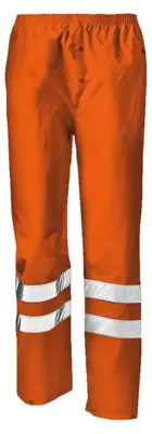 Productafbeelding van Sir Safety OXFORD GLAMOUR: Herenwerkbroek, waterdicht, klasse 2 met reflecterende strepen, maat XXL, feloranje (HI-VIS)