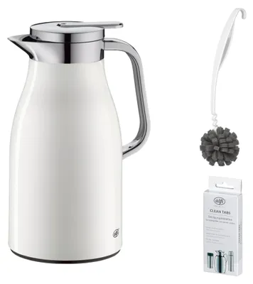 Zdjęcie produktu dla alfi SKYLINE Isolierkanne – Vorteilsset mit Reinigungsbürste CLEAN FIX 30 cm + CLEAN TABS (20 Stück)
