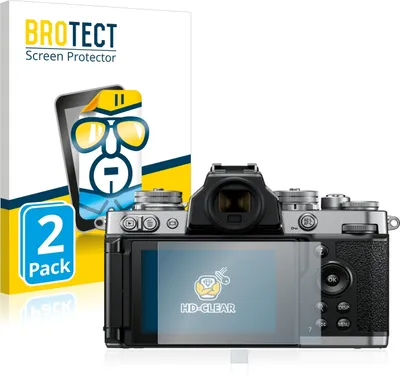 Produktbild von 2x Für Nikon Z fc Schutzfolie BROTECT Displayschutz Display Schutz Folie Klar Transparent