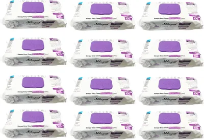 Produktbild von Sleepy Easy Clean Oberflächenreinigungstücher - Lila (12x 100 Tücher)