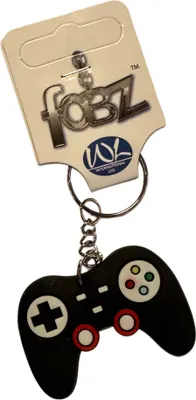 Produktbild von Schlüsselanhänger Mini Anhänger Geschenk Cartoon Schlüsselanhänger Silikon Schlüsselanhänger für Handyhülle Charme Rucksack Geschenk Game Controller schwarz