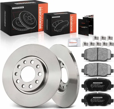 Immagine prodotto di Frankberg 2x dischi freno 4x pastiglie freno asse posteriore per Jeep Cherokee KL 2.0L 2.2L 2.4L 3.2L anno dal 2013