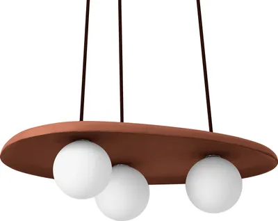 Produktbild von OSRAM 4099854459061 Decor Clay Nest Hängeleuchte 3xG9 braun