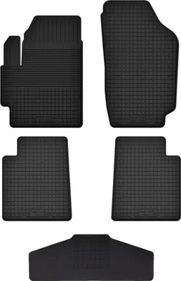 Produktbild von Gummi Fußmatten Set Für: Hyundai I20 I (2008-2014) Gummimatten Schwarz