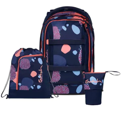Produktbild von Satch Pack Coral Reef Schulrucksack Set 3tlg.
