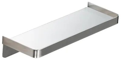 Productafbeelding van Doucheplank zonder boren, zelfklevend, roestvrij staal, wandmontage, 26,3 cm