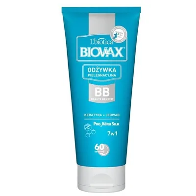 Produktbild von L'Biotica Biovax BB 7in1 Conditioner Keratin + Silk 200ml