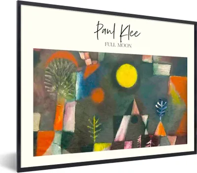Produktbild von MuchoWow® Gerahmtes Poster Kunst - Paul Klee - Alte Meister 40x30 cm - Poster mit Schwarzem Bilderrahmen Wandposter Rahmen Foto Bilder - Kunstposter - Wanddekorationen