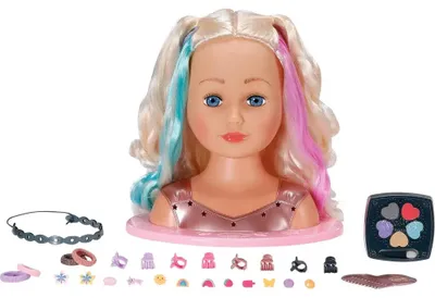 Zdjęcie produktu dla BABY born Styling Head Rainbow 27cm, Głowa lalki do makijażu/stylizacji, Damski, 3 lat(a), Chłopak, dziewczyna, 270 mm, Wielobarwny