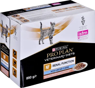 Image de Pro Plan Veterinary Diets Feline NF Advanced Care saumon 10 × 85 g