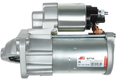 Productafbeelding van Startmotor 12V, 1,7 kW, geschikt voor Dacia, Nissan, Renault, Mercedes-Benz
